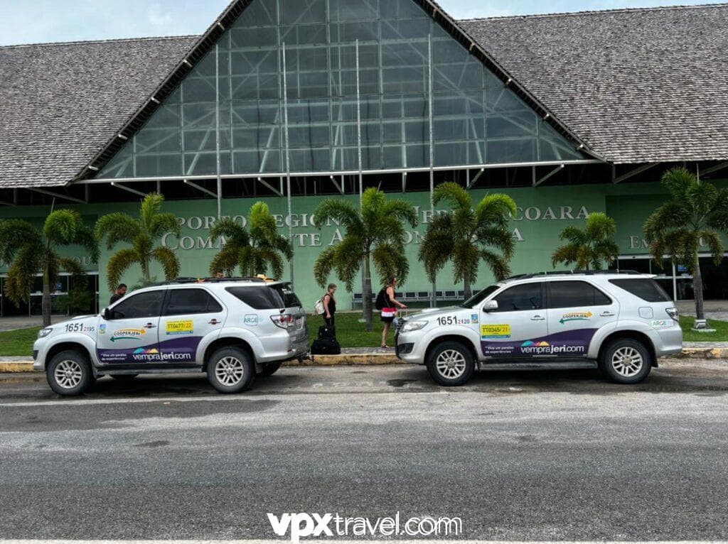 Transfer Privativo de Aeroporto De Jericoacoara (JJD) para Jericoacoara em veículo para 6 passageiros em Toyota Hilux ou Similar