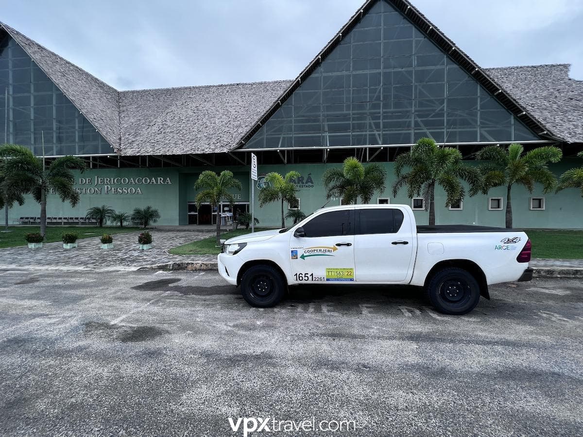 Transfert Privé d'Icaraí de Amontada à Jericoacoara dans un véhicule pour 4 passagers, Toyota Hilux ou Similaire