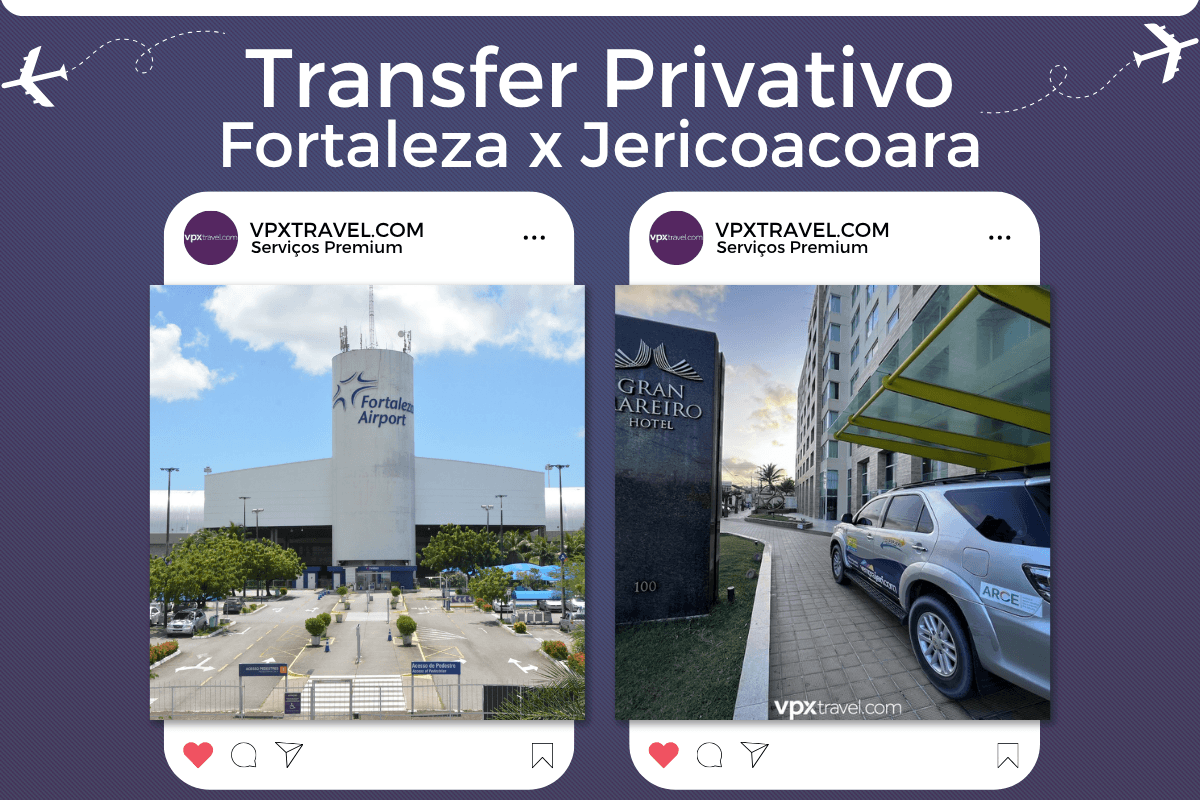 Transfer Privativo Fortaleza x Jericoacoara