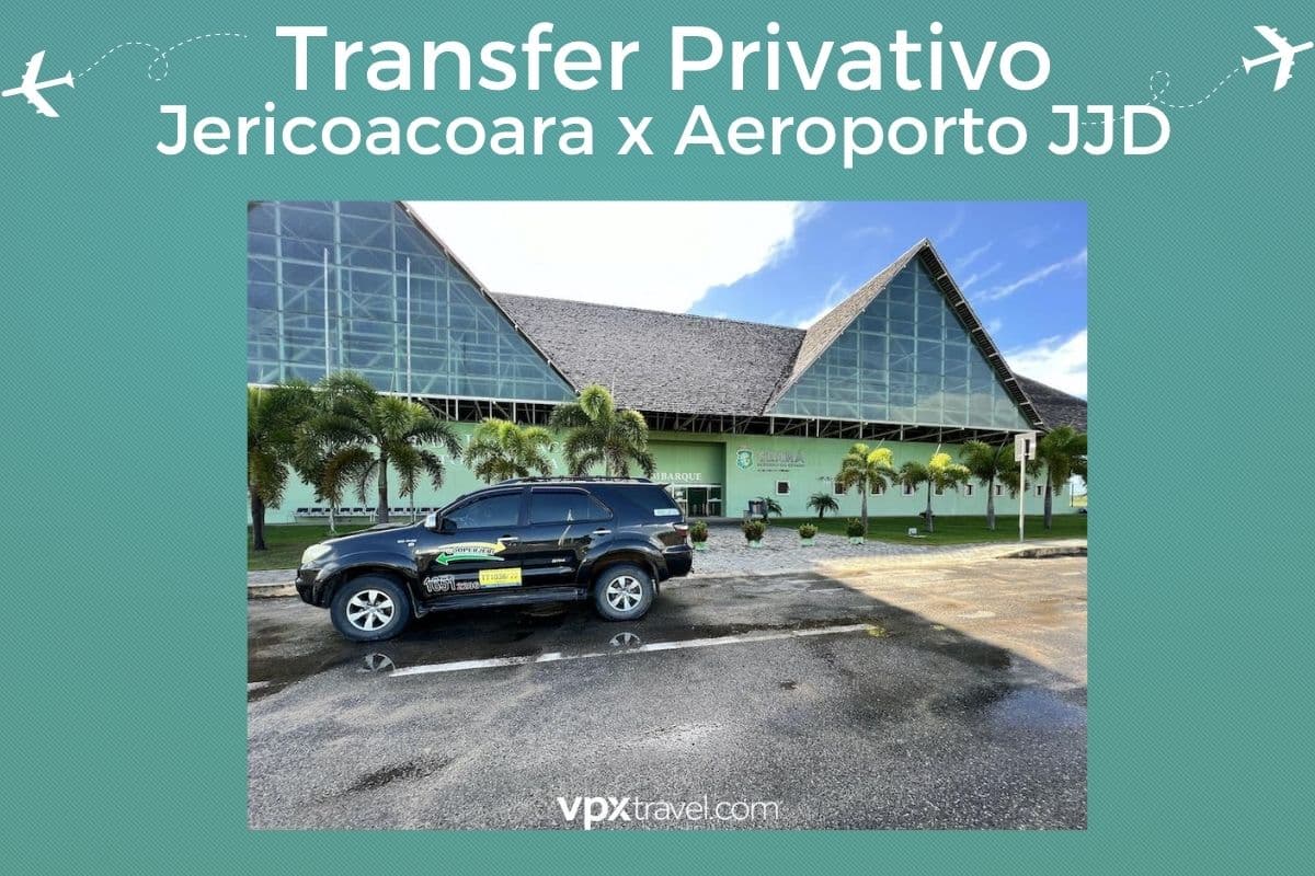 Transfer Privato dal Villaggio di Jericoacoara all'Aeroporto di Cruz (JJD) in veicolo per fino a 4 passeggeri, Toyota Hilux o Simile